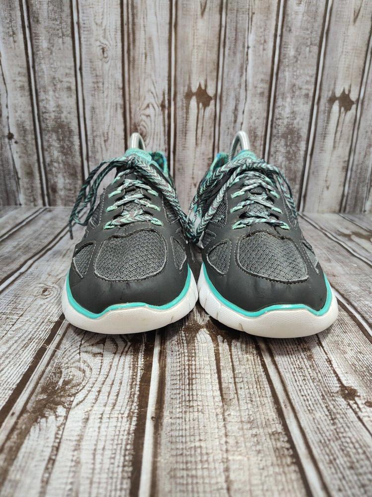 Skechers Skech Flex Ultimate Women's Size 9.5 Running Shoes Teal 12126 - Picture 2 of 12